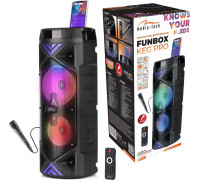 Media-Tech MEDIA-TECH FUNBOX KEG PRO Power audio głośnik Bluetooth 5.0+EDR funkcja karaoke RMS 50W PMPO1400W FM Radio wyśiwietlacz dwa głośnik