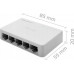 Switch Qoltec Switch  Qoltec   5 x port RJ45 | 1000Mbps | Fast Ethernet | LAN