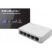 Switch Qoltec Switch  Qoltec   5 x port RJ45 | 1000Mbps | Fast Ethernet | LAN