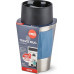 Emsa Emsa TRAVEL MUG Compact thermal mug (blue/stainless steel, 0.3 liters, screw cap)