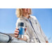 Emsa Emsa TRAVEL MUG Compact thermal mug (blue/stainless steel, 0.3 liters, screw cap)