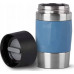 Emsa Emsa TRAVEL MUG Compact thermal mug (blue/stainless steel, 0.3 liters, screw cap)