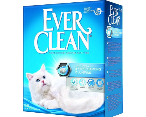 Everclean EverClean - Ekstra Strong Clumping Unscented catlitter 10 ltr. - (4301) /Cats