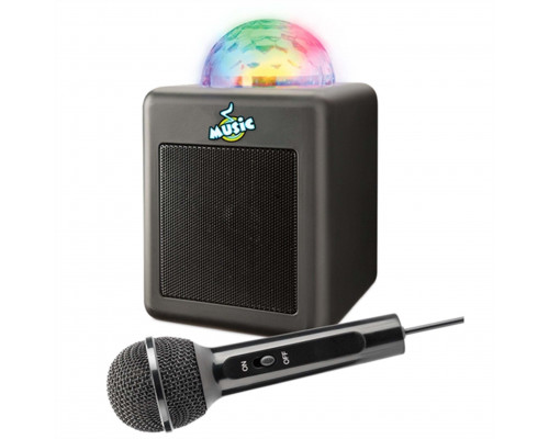 Music MUSIC - Karaoke BT Disco Speaker w/Mic (501070) /Lights and So /Black