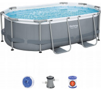 Bestway Swimming pool ground Power Steel, oval, 305x200x84 cm Lumarko!