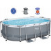 Bestway Swimming pool ground Power Steel, oval, 305x200x84 cm Lumarko!