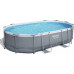 Bestway Swimming pool ground Power Steel, oval, 305x200x84 cm Lumarko!