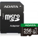 SD  ADATA Speed Plus MicroSDXC 256 GB Class 3 UHS-I/U3 A2 V30 (UD256GUI3V30A2SP-RA1)