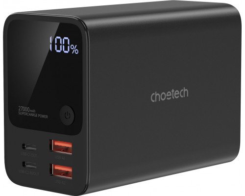 Choetech B635BK 2xUSB-A / 2xUSB-C 27000mAh - black
