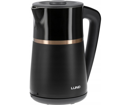 Toya LUND ELECTRIC KETTLE 1.7L TEMP. REG. BLACK