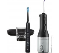 Brush Philips Philips Sonicare DiamondClean 9000 + Power Flosser HX3886/43 Zestaw black