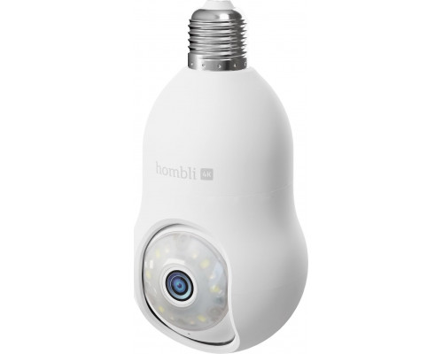 Hombli smarte outdoor Kamera, Bulb Cam 4K, weiß