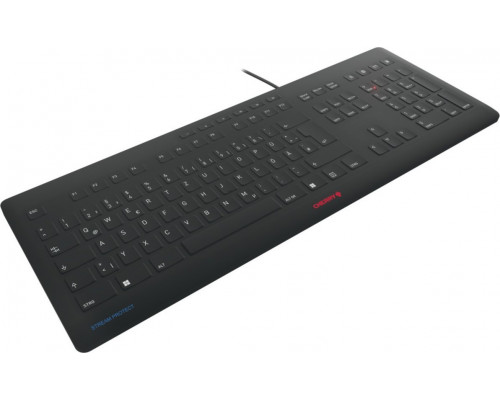 cherry STREAM PROTECT WIRED BE/BLACK AZERTY