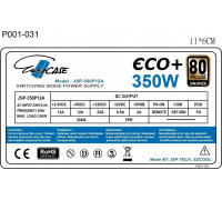 Eurocase Zdroj 350W Eco+, 120Mm, 80+ Bronze, Atx (Eco350)