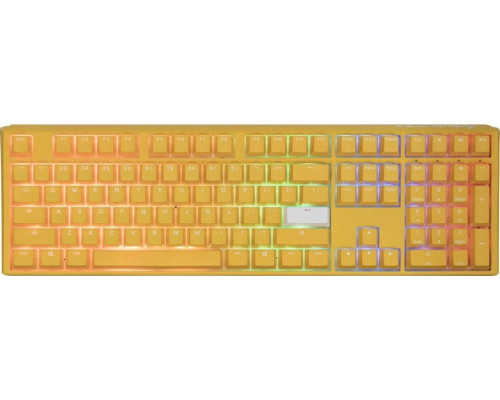 no name do gier Ducky One 3 Yellow, RGB LED - MX-Clear (US)