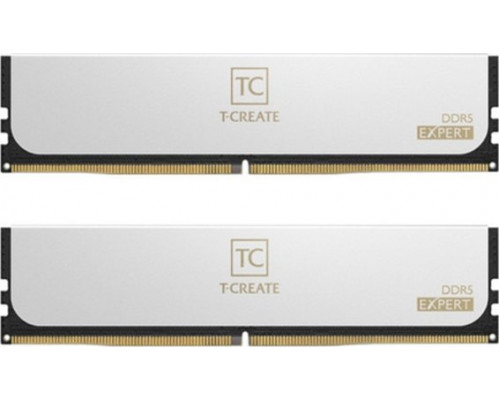 Team Group DDR5 - 32GB - 6000 - CL - 30 (2x 16 GB) dual kit, RAM (Kolor: BIAŁY, CTCWD532G6000HC30DC01, T-CREATE EXPERT, AMD EXPO)