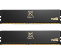 Team Group DDR5 - 32GB - 6400 - CL - 32 (2x 16 GB) dual kit, RAM (Kolor: CZARNY, CTCED532G6400HC32ADC01, T-CREATE EXPERT)