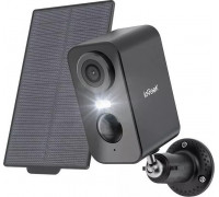 ieGeek Bezprzewodowa kamera zewnętrzna WiFi 3MP czarna z panelem solarnym