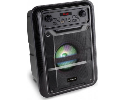 Dunlop głośnik mobilny Bluetooth D220 Radio FM 9W Black