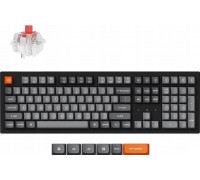 Keychron K10 Max QMK/VIA Wireless RGB - US Layout - Hot-Swappable Super Red (K10M-H1) Belaidė Žaidimų Klaviatūra