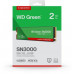 SSD SanDisk Green SN3000 2TB M.2 2280 PCI-E x4 Gen4 NVMe (WDS200T4G0E)