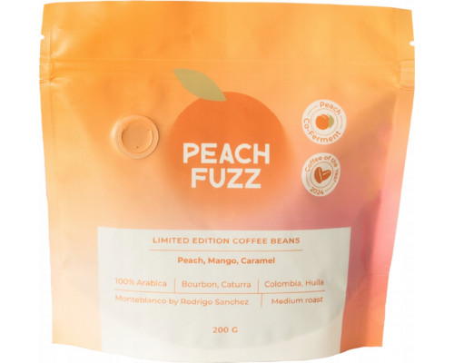 Limited-edition coffee beans Coffee of the Year 2024 Peach Fuzz, 200 g