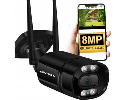 Zewnętrzna WiFi 8MPx 8MP TUYA SMART Ultra HD 4K ZOOM SD LED AUDIO [DSB-8MP01T]