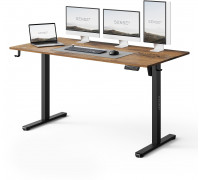 Gaming galds SENSE7 NOJO LIGHT Ciemnobrązowe 140 cm x 70 cm