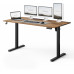 Gaming galds SENSE7 NOJO LIGHT Ciemnobrązowe 140 cm x 70 cm