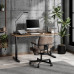 Gaming galds SENSE7 NOJO LIGHT Ciemnobrązowe 140 cm x 70 cm