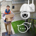 ZEWNĘTRZNA KAMERA OBROTOWA WIFI IP BEZPRZEWODOWA 5Mpx ZOOM X4 QHD SD AUDIO [GUARD-LIGHT]
