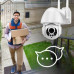 ZEWNĘTRZNA KAMERA OBROTOWA WIFI IP BEZPRZEWODOWA 5Mpx ZOOM X4 QHD SD AUDIO [GUARD-LIGHT]