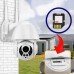 ZEWNĘTRZNA KAMERA OBROTOWA WIFI IP BEZPRZEWODOWA 5Mpx ZOOM X4 QHD SD AUDIO [GUARD-LIGHT]