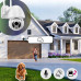 ZEWNĘTRZNA KAMERA OBROTOWA WIFI IP BEZPRZEWODOWA 5Mpx ZOOM X4 QHD SD AUDIO [GUARD-LIGHT]