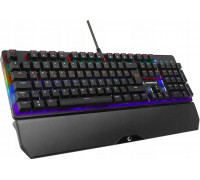 Rampage  mechaniczna KB-R86 UMBRA Blue Switch Czarna