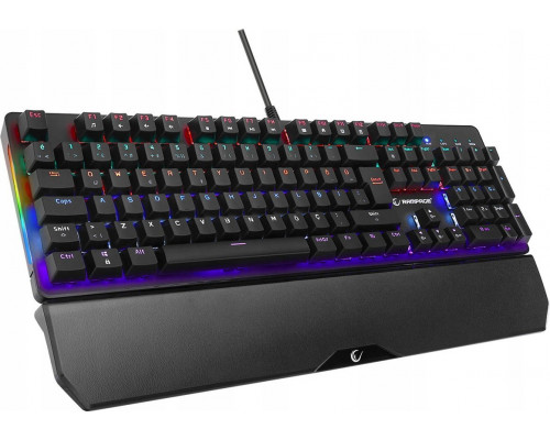 Rampage  mechaniczna KB-R86 UMBRA Blue Switch Czarna