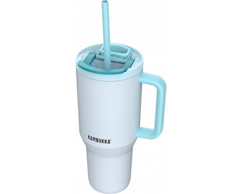 Thermal mug z teleskopową słomką Kambukka Rio Tumbler 950ml Frosty Coconut