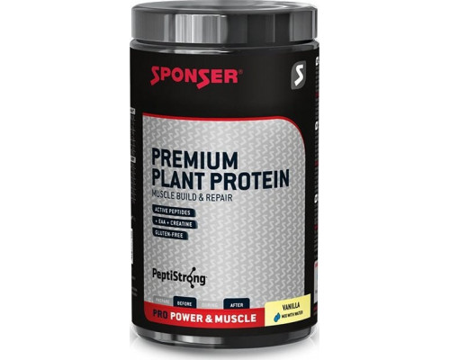 Augu proteīns SPONSER PREMIUM PLANT PROTEIN Vaniļa 455g skārda (NEW 2025)