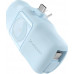 Mini powerbank Wozinsky WF16-YCS 5000mAh 15W USB-C with a built-in kablem USB-C i ładowarką do Apple Watch - Blue