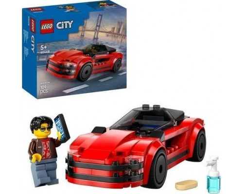 LEGO(R) CITY 60448 (4szt) Czerwony samochód sport EDUKAMP