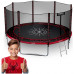 Garden Trampoline Neo-Sport Garden Trampoline 12ft/374cm With outer mesh i drabinką