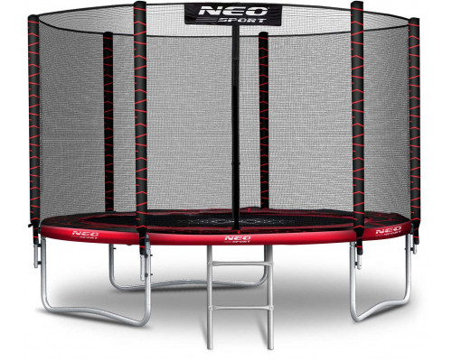 Neo-Sport Garden Trampoline 10ft/312cm With outer mesh i drabinką