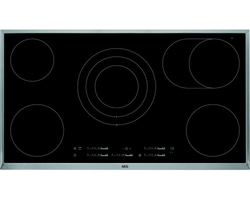 AEG HK955070XB, Built-in, Ceramic, Ceramic, 5 zone(s), 5 zone(s), Simmer