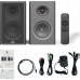 Głośniki do komputera bluetooth Laudberg XS1B 2.0 Czarne 80W pilot HDMI ARC USB DAC