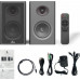 Głośniki do komputera bluetooth Laudberg XS1B 2.0 Czarne 80W pilot HDMI ARC USB DAC