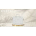 Bag Guess 4G Peony Front Pocket Zipper Triangle Logo 16" white