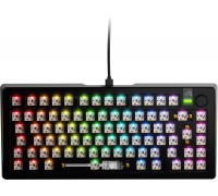Glorious GMMK 3 Pro 100 % Custom Gaming-Tastatur - Pre-Built, ANSI (US), Fox Switches, schwarz