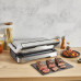 Tefal OptiGrill 2in1 XL GC782D10, Stainless steel, Rectangular, Buttons, Rotary, Griddle, 800 cm², 2 zone(s)