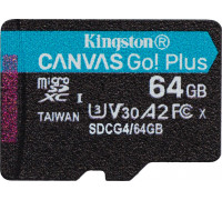 Kingston Technology Canvas Go! Plus 64 GB MicroSD UHS-I Klasa 10