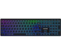 CANYON HKB-W11 UK/US RGB Dwa Tryby Bezprzewodowa Czarna